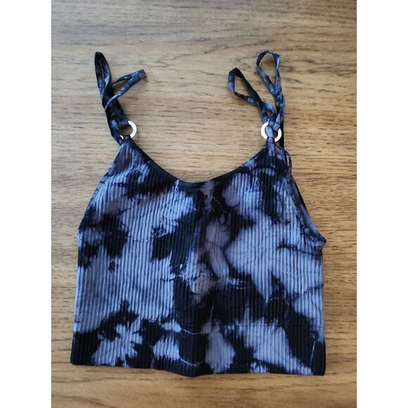 Bombshell Sportswear Tie-Dye Ribbed Crop Top | XS/S - Picture 1 of 4
